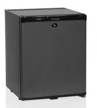 TEFCOLD TM 32 černá Minibar s plnými dveřmi, černé opláštění 
